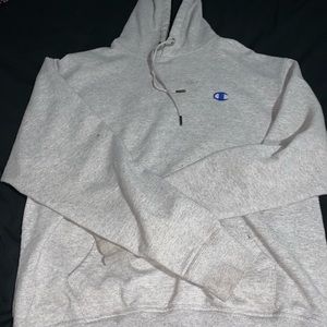 Grey champion hoodie